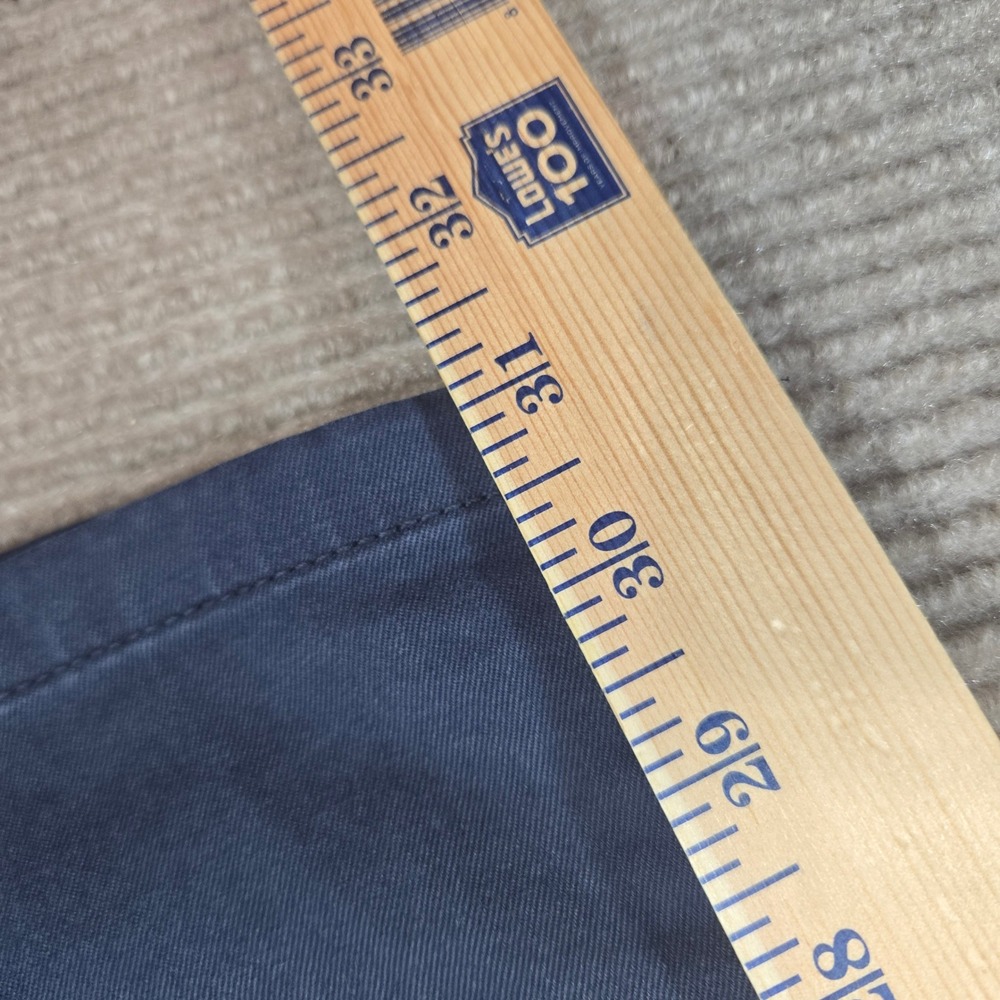 Brooks Brothers Mens 34x32 Navy Blue Slim Fit Stretch 5-Pocket Chino Pants - Picture 5 of 7
